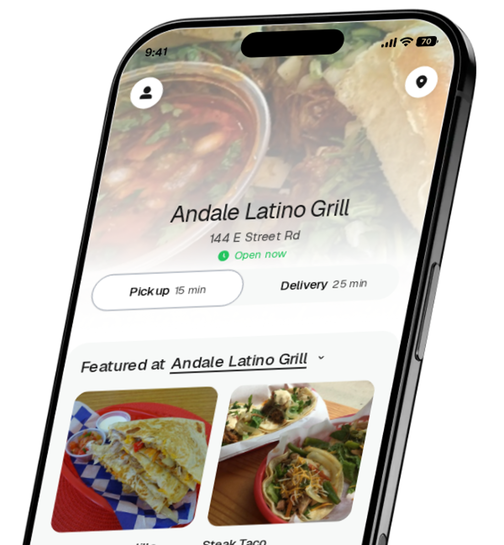 Andale Latino Grill app preview